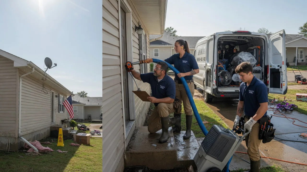 Ceiling Water Damage Restoration in Lima, IL near me
